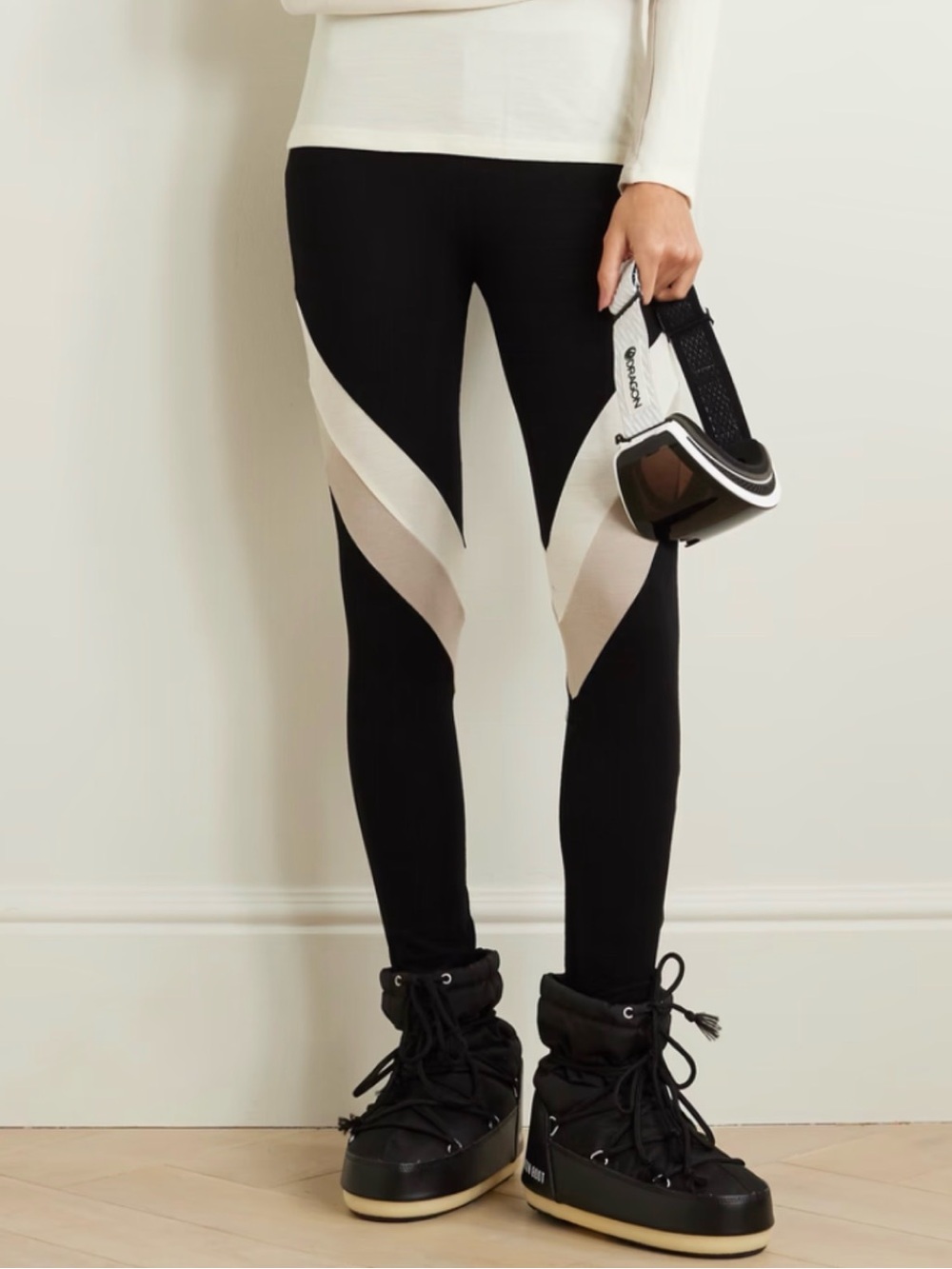 WE NORWEGIANS /// Women’s Voss Merino Wool-Blend Pique Leggings - XS *NEW*